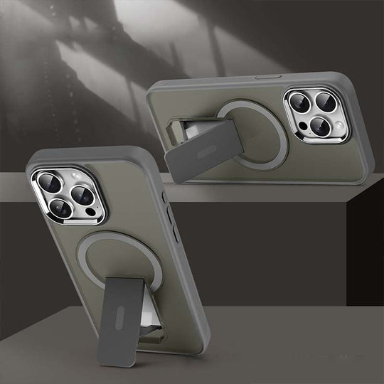🔥Magnetiskt stötsäkert telefonskal med stöd för iPhone 16-13-serien
