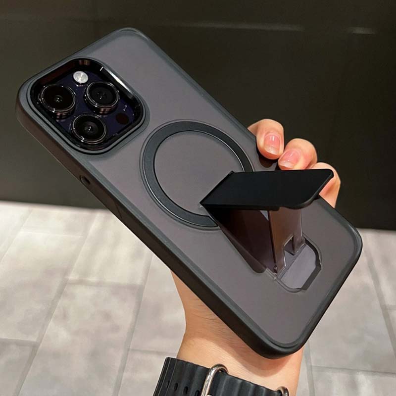 🔥Magnetiskt stötsäkert telefonskal med stöd för iPhone 16-13-serien