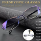 🎁New product 50% discount🔥Sapphire high hardness anti-blue progressive distance and near dual-use reading glasses