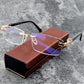 🎁New product 50% discount🔥Sapphire high hardness anti-blue progressive distance and near dual-use reading glasses
