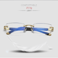 🎁New product 50% discount🔥Sapphire high hardness anti-blue progressive distance and near dual-use reading glasses