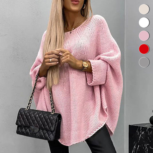 50%Rabatte💥 Eleganter gestrickter Cape-Pullover für Damen