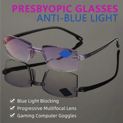 🔥Neue Saphir-hochfeste Anti-Blau Dual-Use Lesebrille ✨