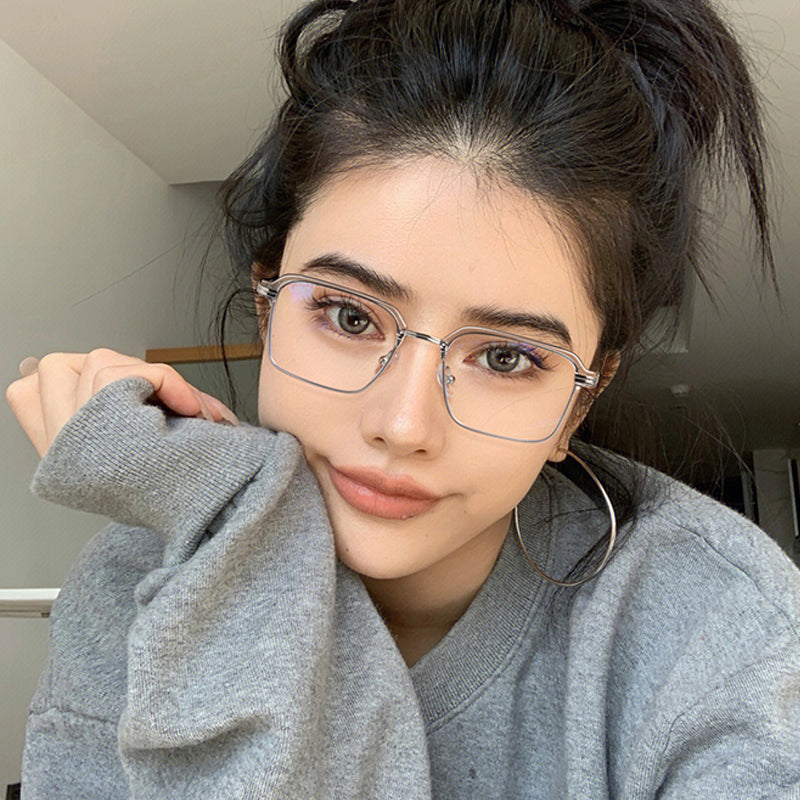 🔥 Modische quadratische Kurzsichtbrille mit Blaulichtschutz