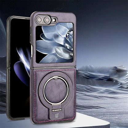 Magnetische Handyhülle mit Ringständer für Galaxy Z Flip Serie