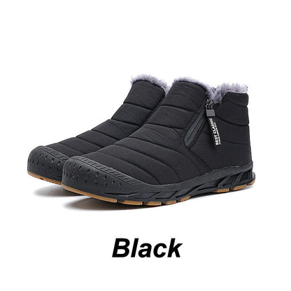 🎅Weihnachtsvorverkauf🎁Warme, wasserdichte Outdoor-Schneestiefel mit Kunstfellfutter für den Winter