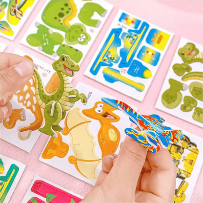 🧩 WEIHNACHTSANGEBOT 50% RABATT! ✨ Erzieherisches 3D-Cartoon-Puzzle - 57-teilig mit leuchtenden Farben für kreatives Lernen bei Kindern 🎨👧