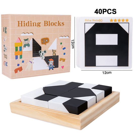 ⏳🧩✨ 60 % Rabatt! Verstecktes Blockpuzzle – Interaktives Eltern-Kind-Spiel zur Förderung des räumlichen Vorstellungsvermögens 👨‍👩‍👧‍👦🎮