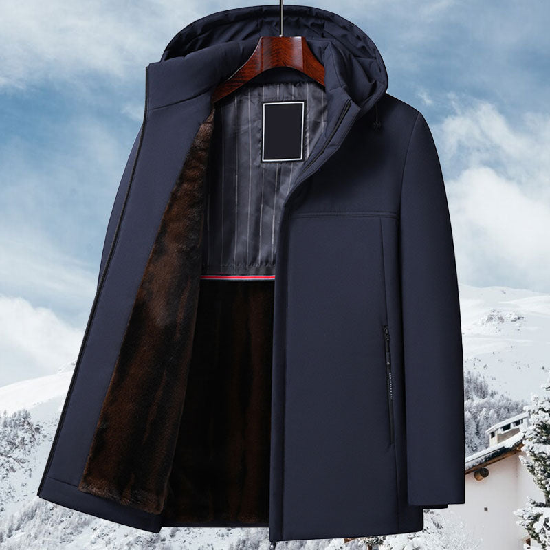 ❄️regalo caldo🔥Parka termico spesso con cappuccio da uomo✈️Spedizione gratuita