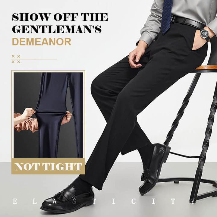 🔥Limited-time offer -49% DISCOUNT🔥 Classic men's trousers with good elasticity