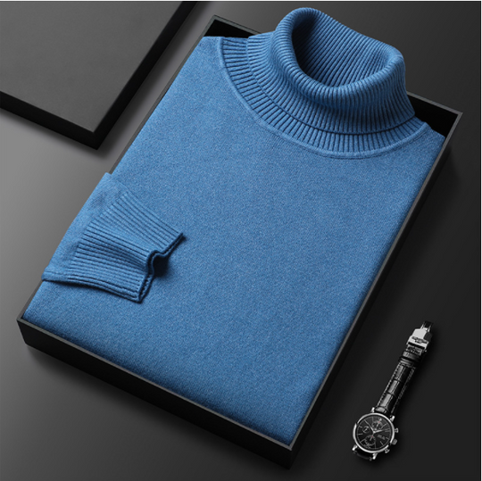 🧶 50 % RABATT PÅ VARMT SALG! ✨ Premium kasjmirgenser herre ensfarget - Mykt, behagelig garn med moderne passform for jobb &amp; Fritid 👔🎯