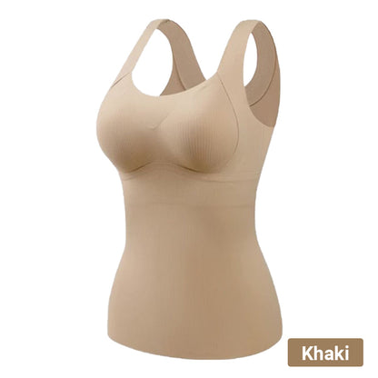 🎁Saisonausverkauf - 50% Rabatt🌸 Damen Thermo Tanktops mit integriertem BH