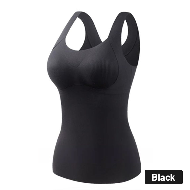 🎁Saisonausverkauf - 50% Rabatt🌸 Damen Thermo Tanktops mit integriertem BH