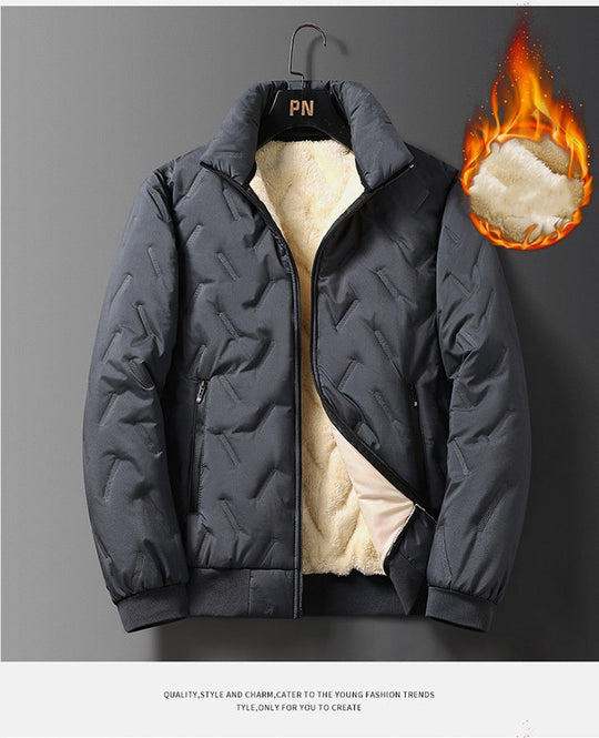 🔥Ograniczona czasowo zniżka 50% 🔥Dwuwarstwowa ciepła kurtka puchowa z wełny jagnięcej