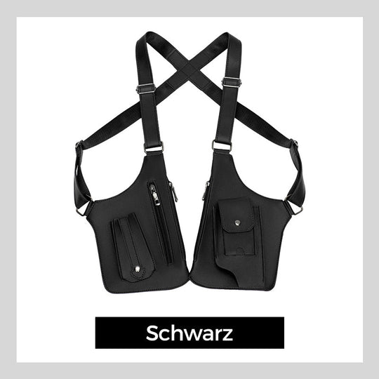 🔥Beliebter klassischer Stil🔥Taktische Anti-Diebstahl-Tasche für Herren mit doppeltem Schultergurt und mehreren Taschen