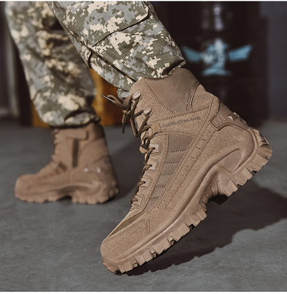 🔥High-Top-Outdoor-Wander- und Bergschuhe in großen Größen, Sport-Laufschuhe - wasserdicht und durchstichfest, langlebig