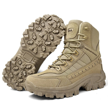 🔥High-Top-Outdoor-Wander- und Bergschuhe in großen Größen, Sport-Laufschuhe - wasserdicht und durchstichfest, langlebig