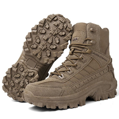 🔥High-Top-Outdoor-Wander- und Bergschuhe in großen Größen, Sport-Laufschuhe - wasserdicht und durchstichfest, langlebig