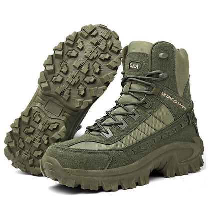 🔥High-Top-Outdoor-Wander- und Bergschuhe in großen Größen, Sport-Laufschuhe - wasserdicht und durchstichfest, langlebig