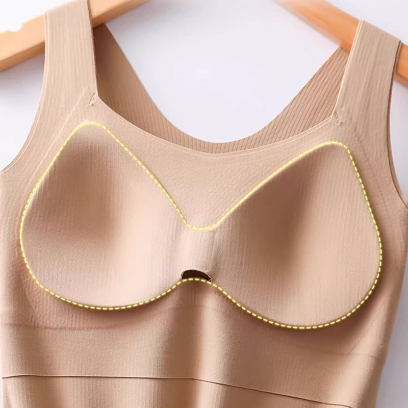 🎁Saisonausverkauf - 50% Rabatt🌸 Damen Thermo Tanktops mit integriertem BH