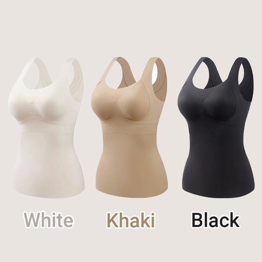 🎁Saisonausverkauf - 50% Rabatt🌸 Damen Thermo Tanktops mit integriertem BH