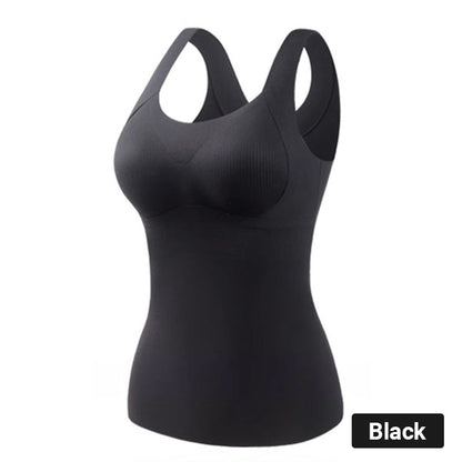 🎁Saisonausverkauf - 50% Rabatt🌸 Damen Thermo Tanktops mit integriertem BH