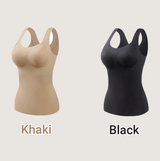 🎁Saisonausverkauf - 50% Rabatt🌸 Damen Thermo Tanktops mit integriertem BH