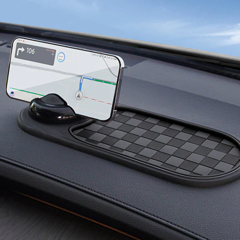 🚗📱 Flexibele autotelefoonhouder met antislipvoet – Veilig navigeren &amp;  Optimale grip voor elke rit! 🔥✨