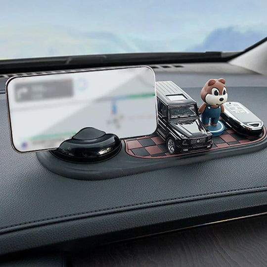 🚗📱 Flexibele autotelefoonhouder met antislipvoet – Veilig navigeren &amp;  Optimale grip voor elke rit! 🔥✨