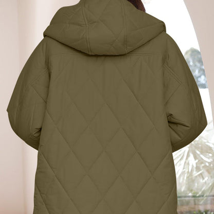 70%Rabatt🔥 Trendige leichte Steppjacke mit Kapuze für Damen im Winter