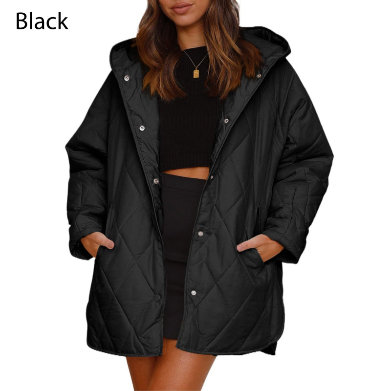 70% discount🔥 Trendy lightweight quilted jacket with hood for women in winter