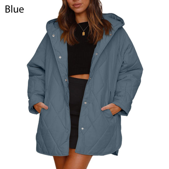 70% discount🔥 Trendy lightweight quilted jacket with hood for women in winter