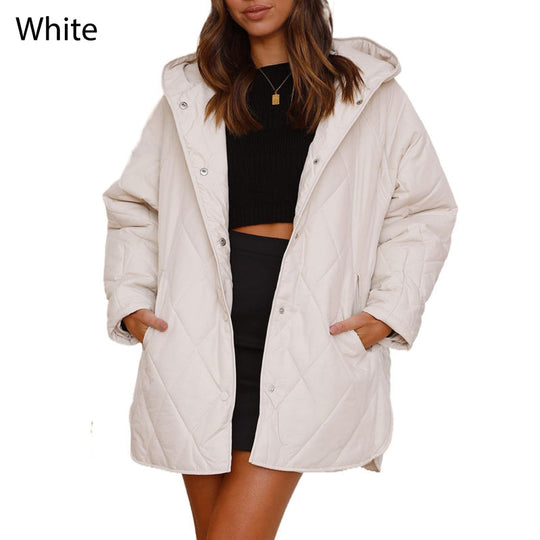 70% discount🔥 Trendy lightweight quilted jacket with hood for women in winter