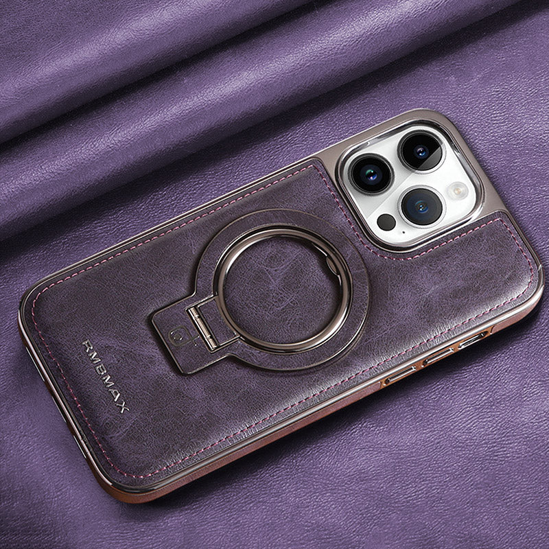 Luxurious Cell Telep Worts hecha de cuero PU para la serie iPhone 11-15