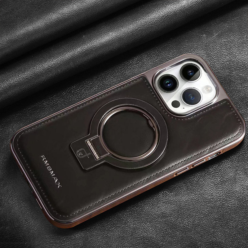 Luxurious Cell Telep Worts hecha de cuero PU para la serie iPhone 11-15