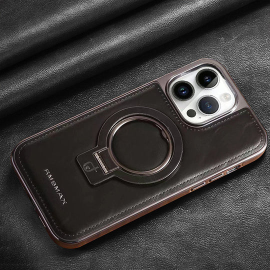 Luxurious Cell Telep Worts hecha de cuero PU para la serie iPhone 11-15