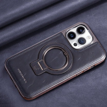 Luxuriöse Handyhülle aus PU-Leder für die iPhone 11-15-Serie
