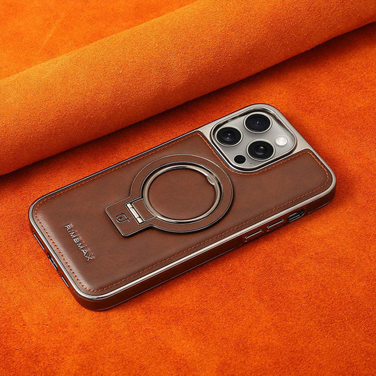 Luxurious Cell Telep Worts hecha de cuero PU para la serie iPhone 11-15