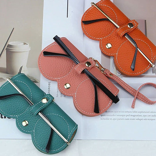 Soft Leather Anti-Blue Light Glasses Bag👓️
