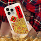 Lucky Quicksand Glitter Case de teléfono para la serie de iPhone