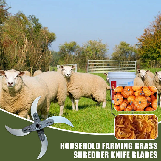 ⚙️ 50% RABATT! ✂️ Messerklingen für Haushalts-Grashäcksler – Robust, Langlebig &amp; Einfach zu Wechseln 🌱