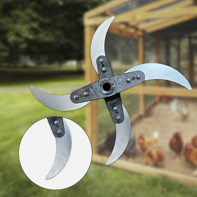 ⚙️ 50% RABATT! ✂️ Messerklingen für Haushalts-Grashäcksler – Robust, Langlebig &amp; Einfach zu Wechseln 🌱