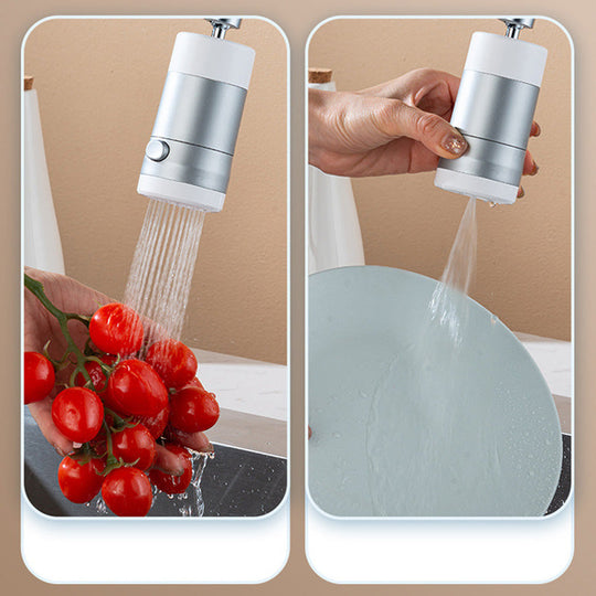 2-in-1 Küchen Wasserhahn-Aufsatz mit ausziehbarer Funktion-2