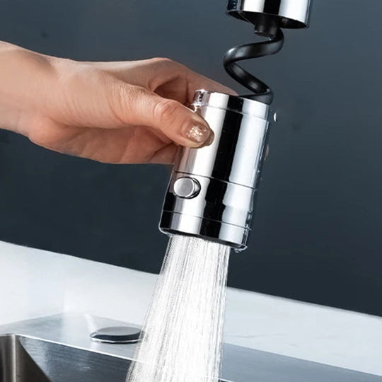 2-in-1 Küchen Wasserhahn-Aufsatz mit ausziehbarer Funktion-7