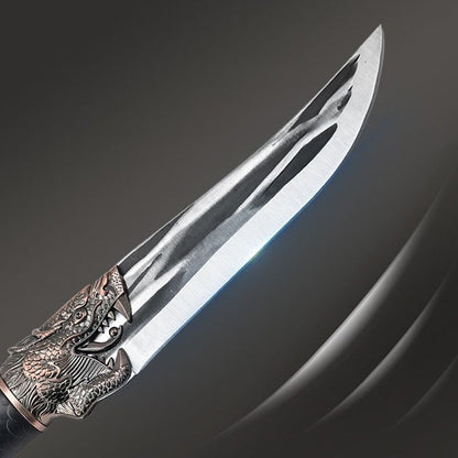 🔥HEIßER SALE 50% RABATT🔥Cuchillo para deshuesar con decoración dragón con funda