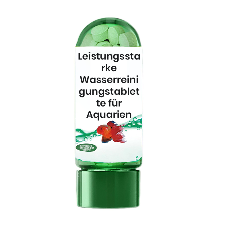 🖤Black Friday 50 % Rabatt 💥🚀Kaufen 2 und erhalten 1 gratis♻️💧Leistungsstarke Wasserreinigungstablette für Aquarien