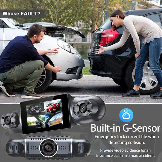 🔥VENDITA CALDA 2025🔥 Registratore per auto a 4 canali 1080P