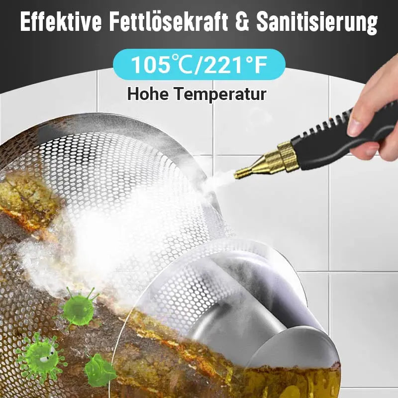 🚿 DAMPFREINIGER – 155°C Dampf • Kein Schrubben • Lebensmittelsicher • Multifunktional • Ohne Aufheizzeit