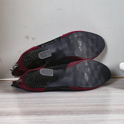 👢2025 new hot sale✨Women's high heels with elegant lace for summer