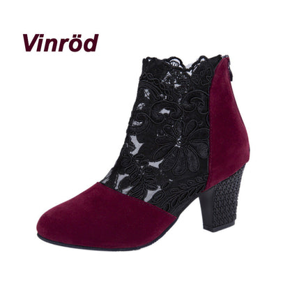 👢2025 new hot sale✨Women's high heels with elegant lace for summer